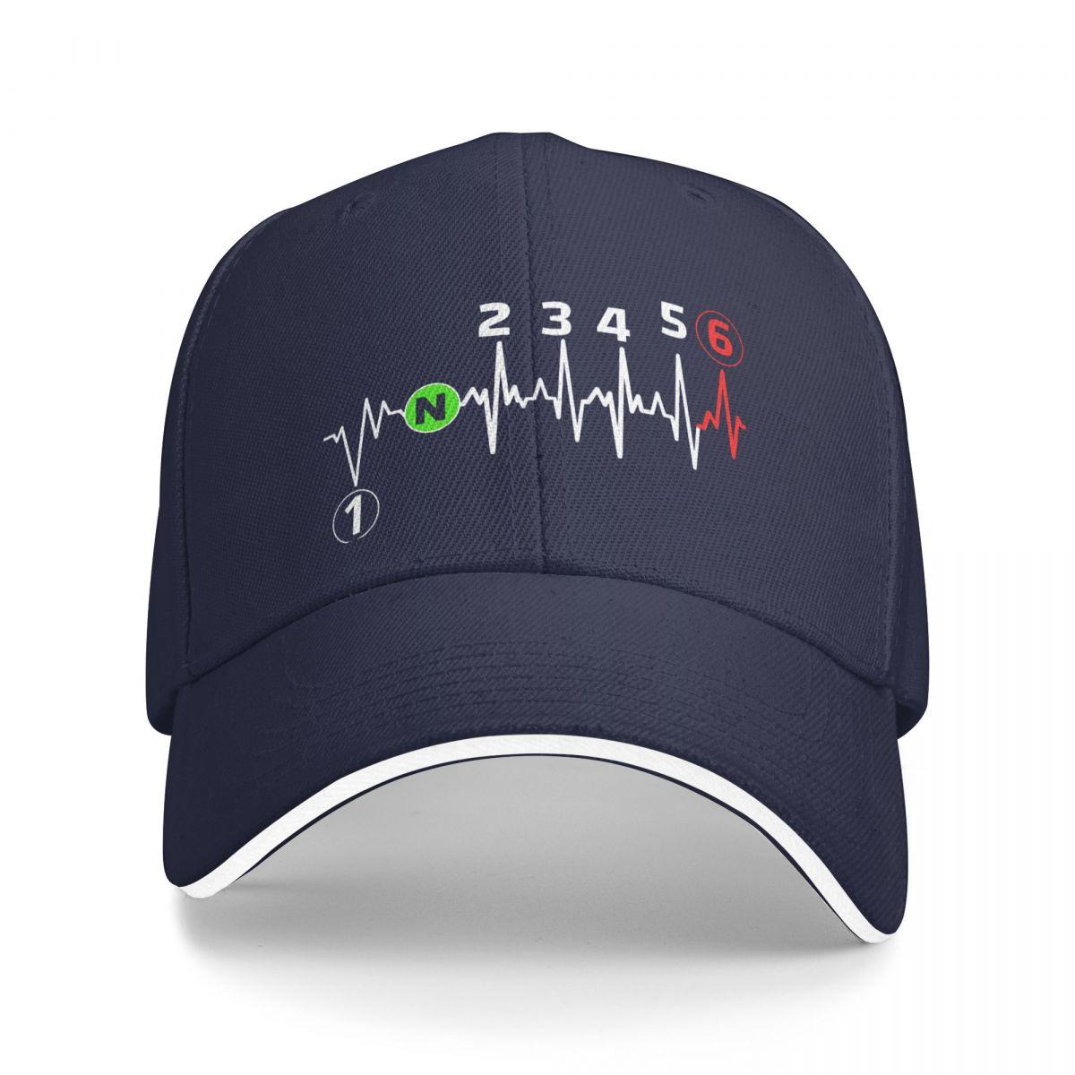 

Motorbike Heartbeat 1n23456 Dirt Bike Motocross Motor Sport Washed Men s Baseball Cap Trucker Snapback Caps Dad Hat Golf Hats one size темно-синього кольору