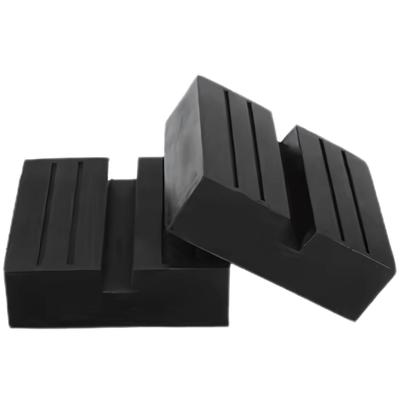 Donary Wagenheber Gummiauflage Set mit 2 Stück mit Rillen,