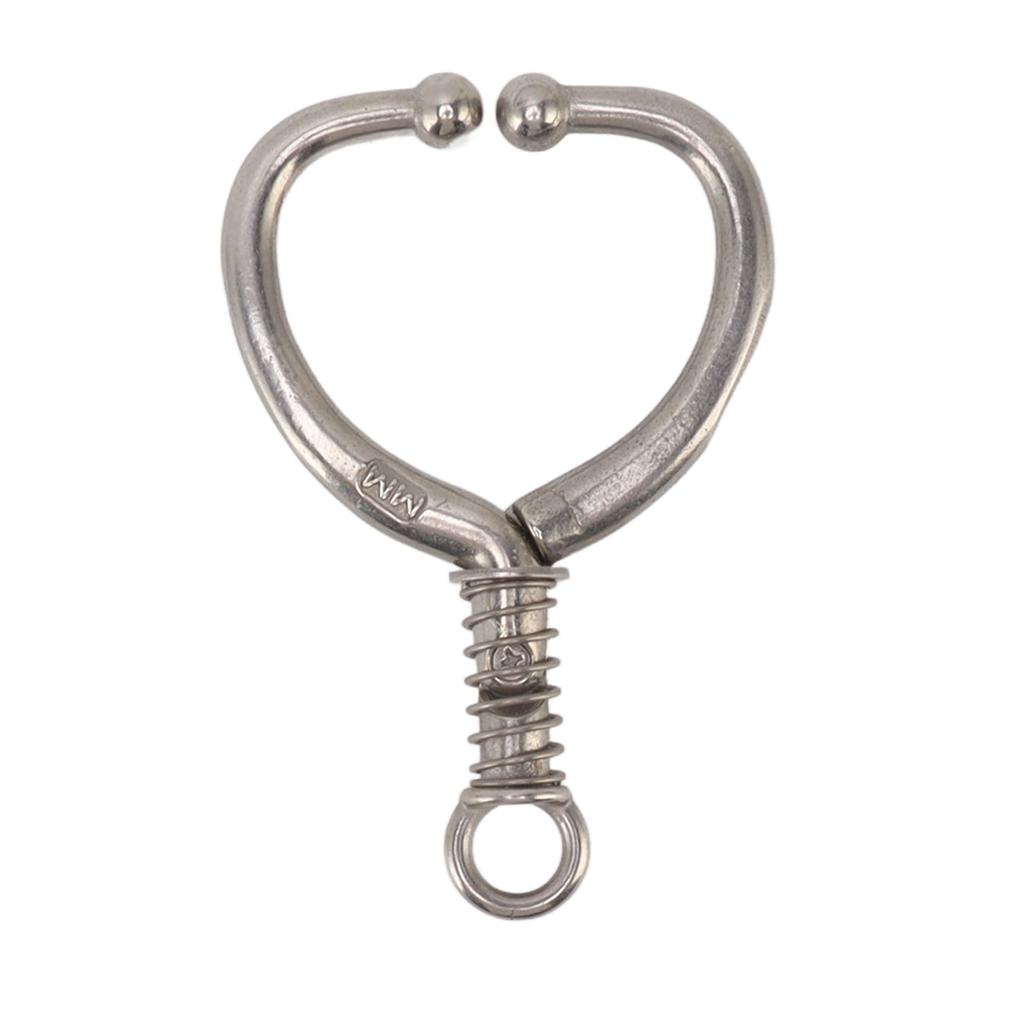 Cattle Nose Ring Durable Stainless Steel Cattle Ring Spherical Cattle Ring Clamp Traction for Home