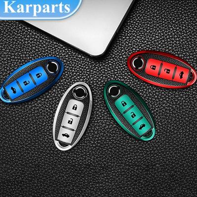 Leather Car Key Cover Case Holder for Nissan Altima Qashqai J10 J11 Juke X-Trail Kicks Tiida Pathfinder Micra Murano Maxima Pulsar