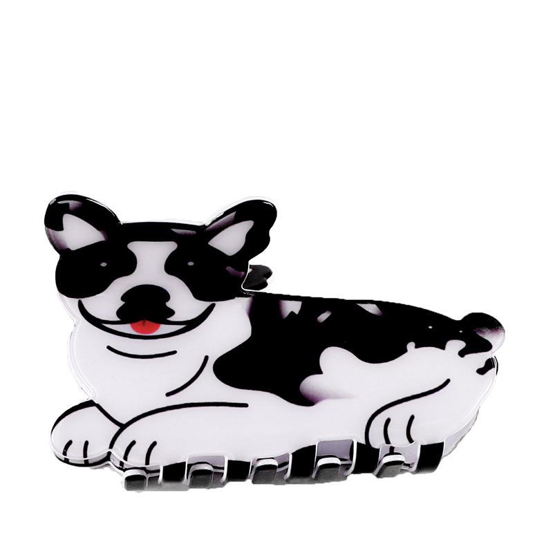 1pc New cute animal series acrylic cat cartoon hair clip, back of the head hair clip, hair accessories, and dished hair