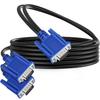 PASOW Cavo Splitter VGA Adattatore Y per Doppio Monitor Video 1 Maschio a 2 Duplicazione Schermo Supporta Cavo per Monitor 1080P Full HD, Maschio, Proiettore, HDTV, (3