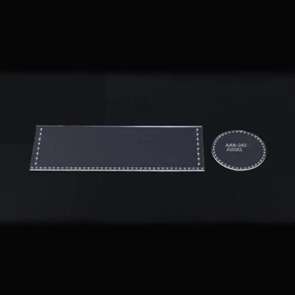 

DIY Leather Tool Template Acrylic Leather Making Mold Leather Stencil Leathercraft Supplies