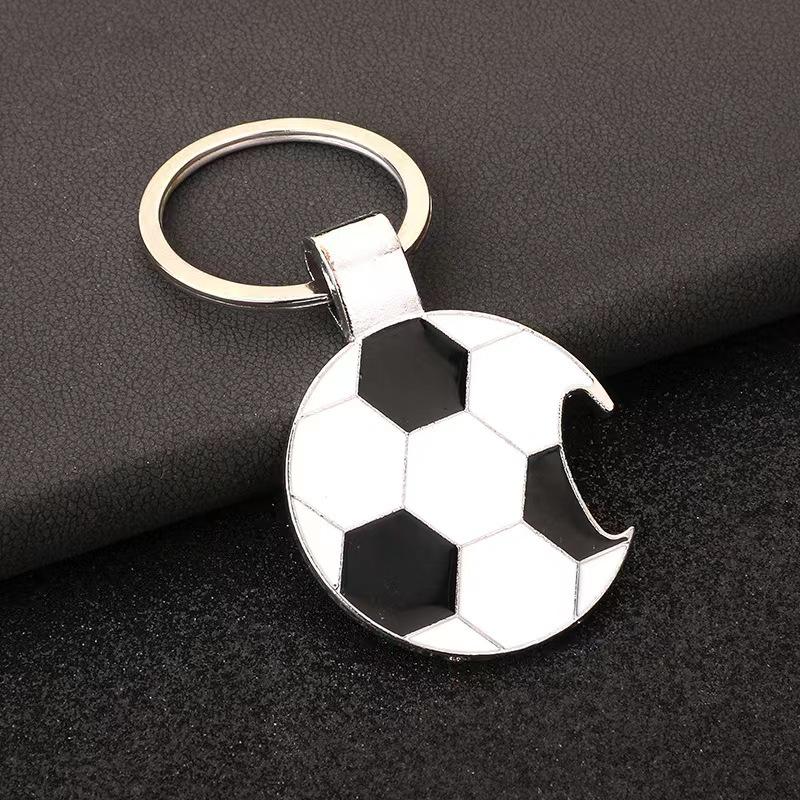 Metal Sports Mini Pendant Keychain: Tennis, Badminton, Ping Pong, Football Gift