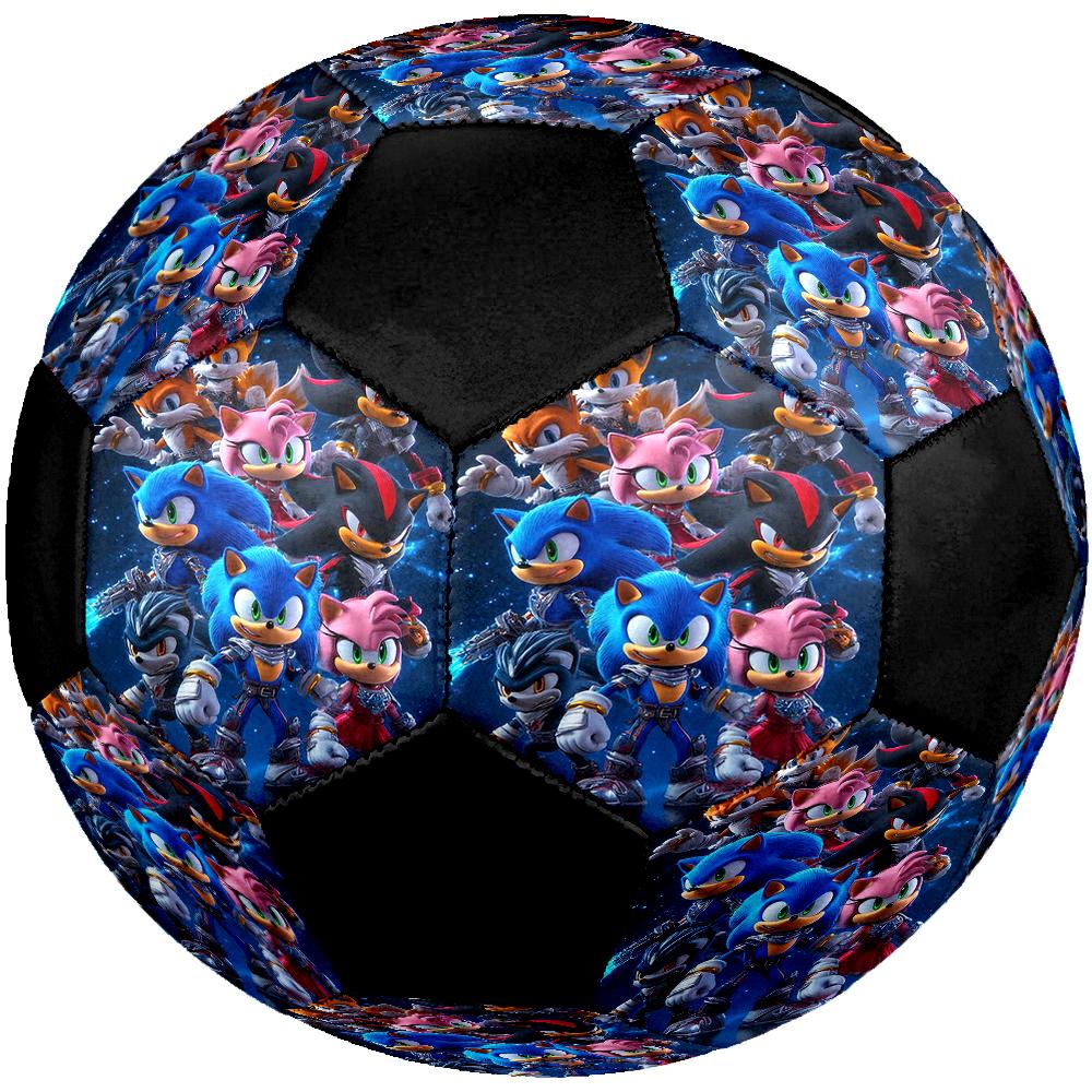 Sonic Theme Size 5 Soccer Ball, Suitable for Both Indoor and Outdoor Matches, a Gift Suitable for Everyone.