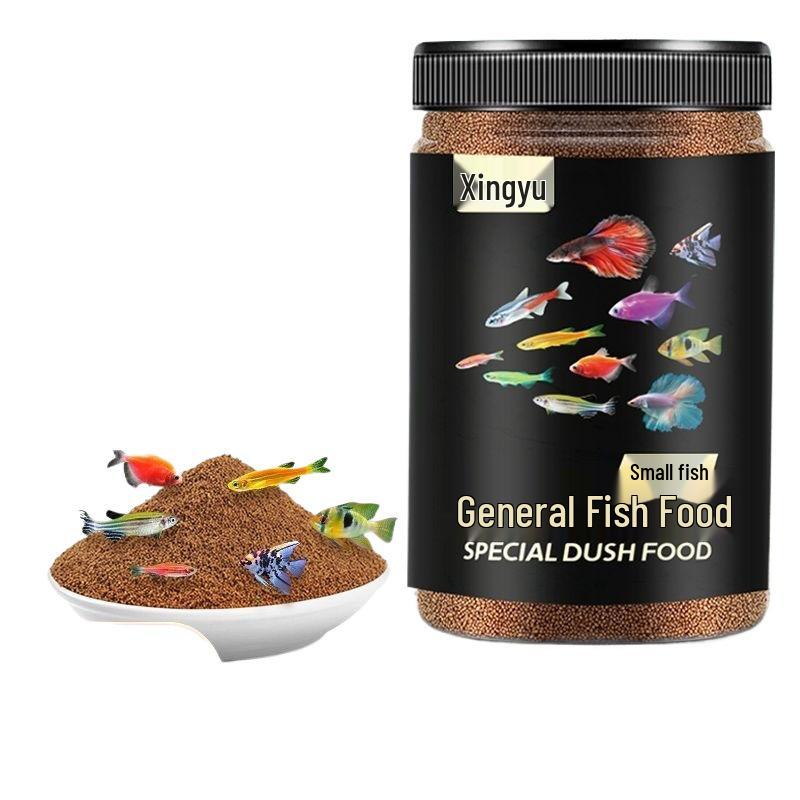Floating Small Particle Fish Food for Guppy, Zebra, Betta, Goldfish, & Tropical Fish