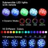 BigFox LED Diving Underwater 10 16 Colors Remote Control Battery No Wiring Suction Cup Waterproof Bath Fish Fish Underwater Landscape Stylish 2 Remote