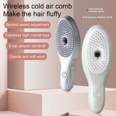 Elektrische Haarstylingborstel Stofzuiger Schilferverwijderaar & Volumegevende Kam met Hoofdhuidmassage Type-C Snel Opladen Draagbaar Haarverzorgingstool