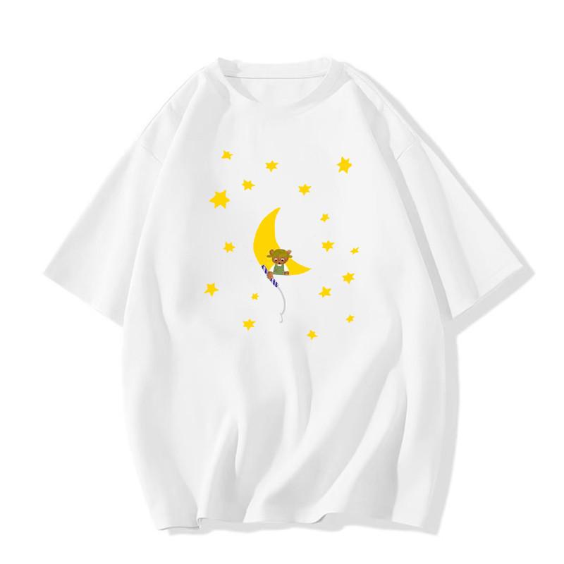 

Женская футболка из чистого хлопка с коротким рукавом больших размеров, новый стиль 2025 года, дизайн с прямым плечом, свободный крой, повседневный нишевый американский топ 3XL белый