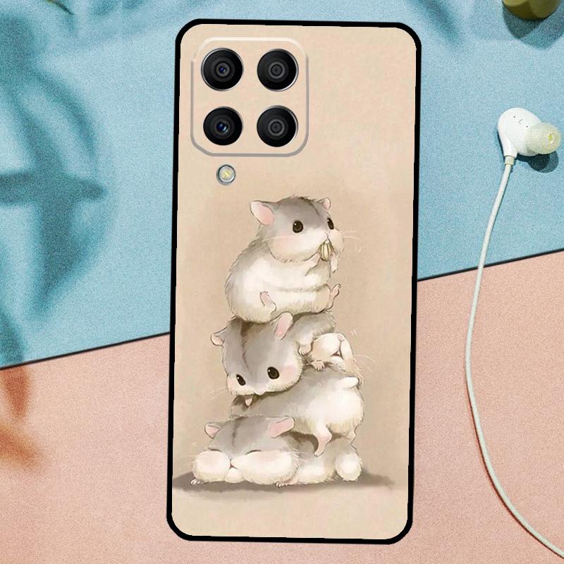 Cute Lovely Pet Hamster For Samsung Galaxy M53 M33 M11 M21 M31 M12 M13 M14 M15 M35 M34 M54 M32 M52 M06 M16 M55 Case