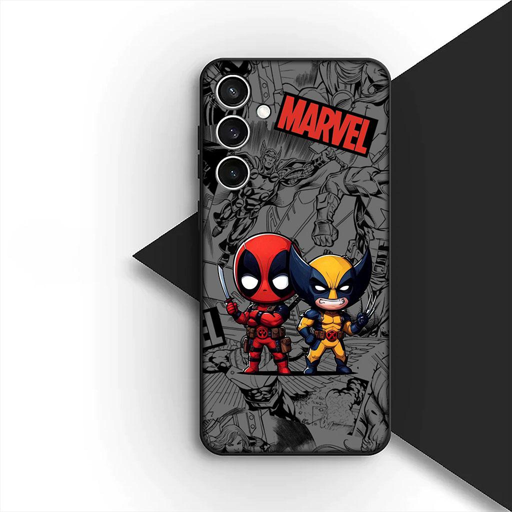 Phone Cover for Motorola Moto G86 G57 E14 E15 G14 G34 G35 G84 G24 A54 G15 Power E22 Casing Case Wolverine Marvel Hulk Deadpool
