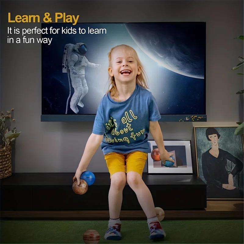 Сонячна система Стрес-м'яч для дітей Зняття стресу Планети Космічний м'яч Розвиваючі іграшки Іграшки-непосиди Ігри для вечірок Подарунки