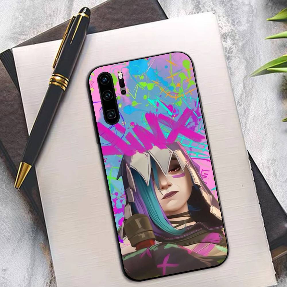 Anime A-Arcane J-JinxS Phone Case For Huawei P 8 9 10 20 30 40 50 Pro Lite Psmart Honor 10 Lite 70 Mate 20lite