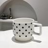 Hepburn Style Mug Ceramic Water Cup Office Female Design Sense Niche Cup Creative Boys And Girls Coffee Cup