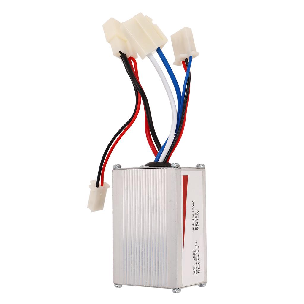 12V 250W Motor Speed Controller Brushed with 3 Wires Aluminium Shell Motor Speed Controller Box for