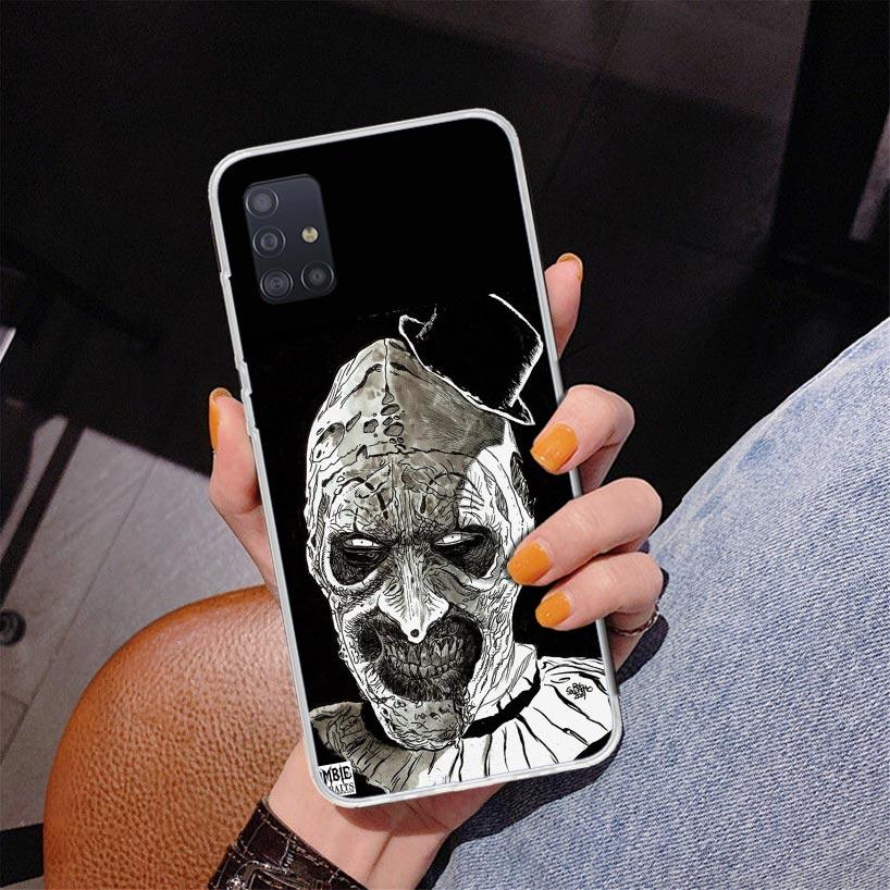 Horrorfilm Terrifier Handyhülle für Samsung Galaxy A52 A32 A22 A12 A51 A31 A50S A30S A20S A10S Note 20 Ultra 10 Plus S10 A72 A