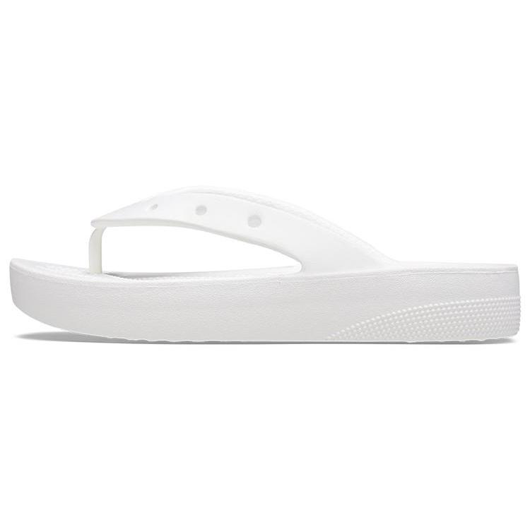 Crocs Classic Platform Flip Flop 'White' Women's 207714-100