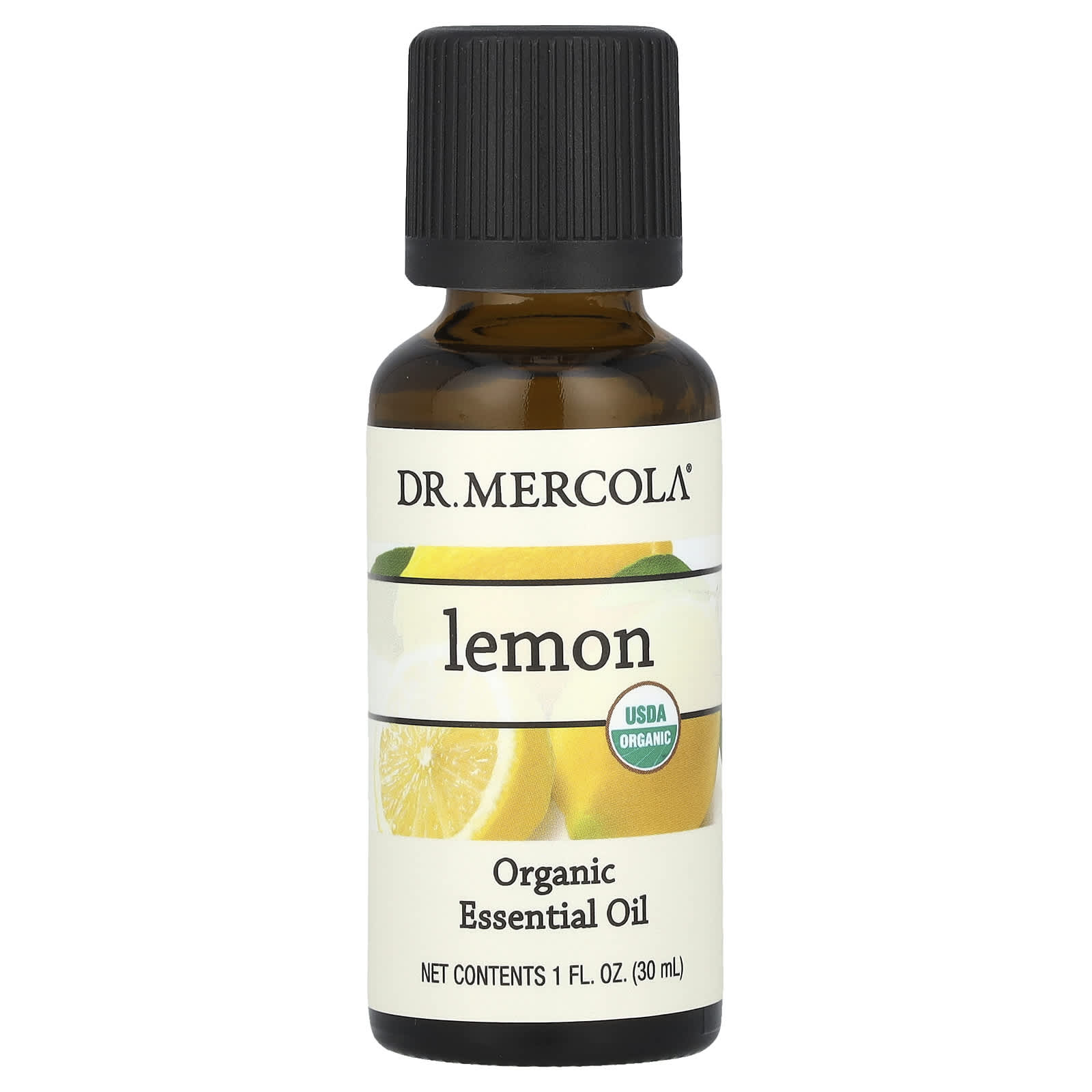 

Dr. Mercola, Organic Essential Oil, Lemon, 1 fl oz (30 ml)