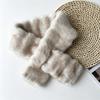 Thick Faux Fur Hat Scarf Set Windproof Fur Snood Scarf Fashion Winter Hat Scarf Set  Outdoor Travel