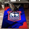 FC Ipswich Crest Rug for Living Room, Game Rooms, Office, Bedroom, Office Floor Mat Playful Design, fan gifts Christmas decor