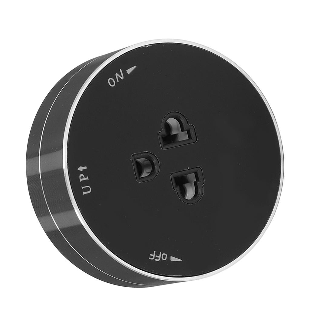 Gniazdo szynowe Adapter do wyjmowanego gniazda PC Uniwersalny 250 V Okrągły ze wskaźnikiem świetlnym do wtyczki US EU