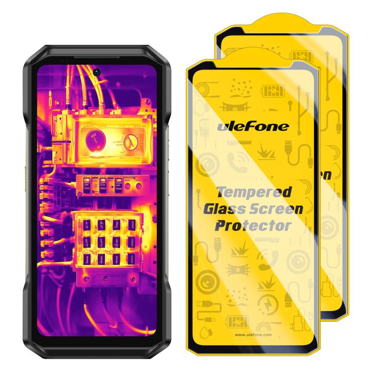 2 pezzi / Confezione Ulefone 9H HD Anti Impronta Vetro Temperato Proteggi Schermo