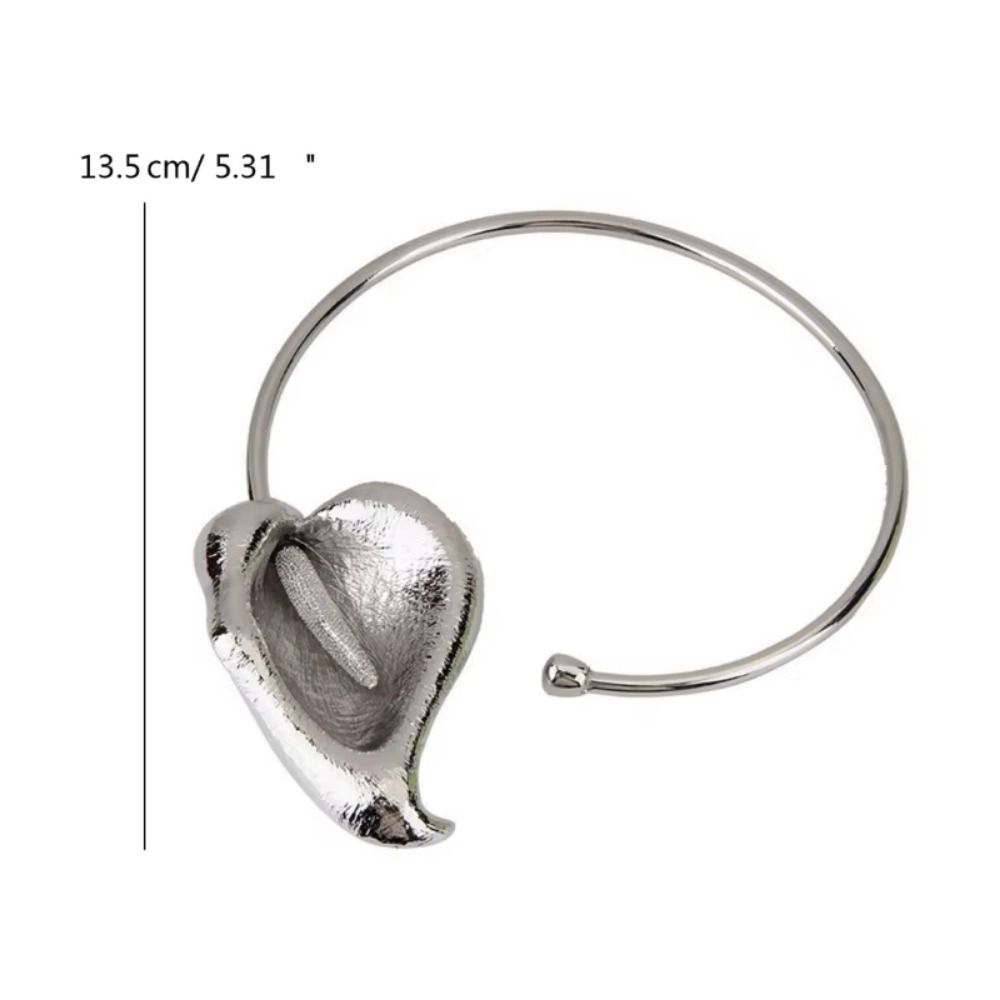 Three-dimensional Floral Open Choker Niche Design Collar Choker Necklace  Fashion Jewelry