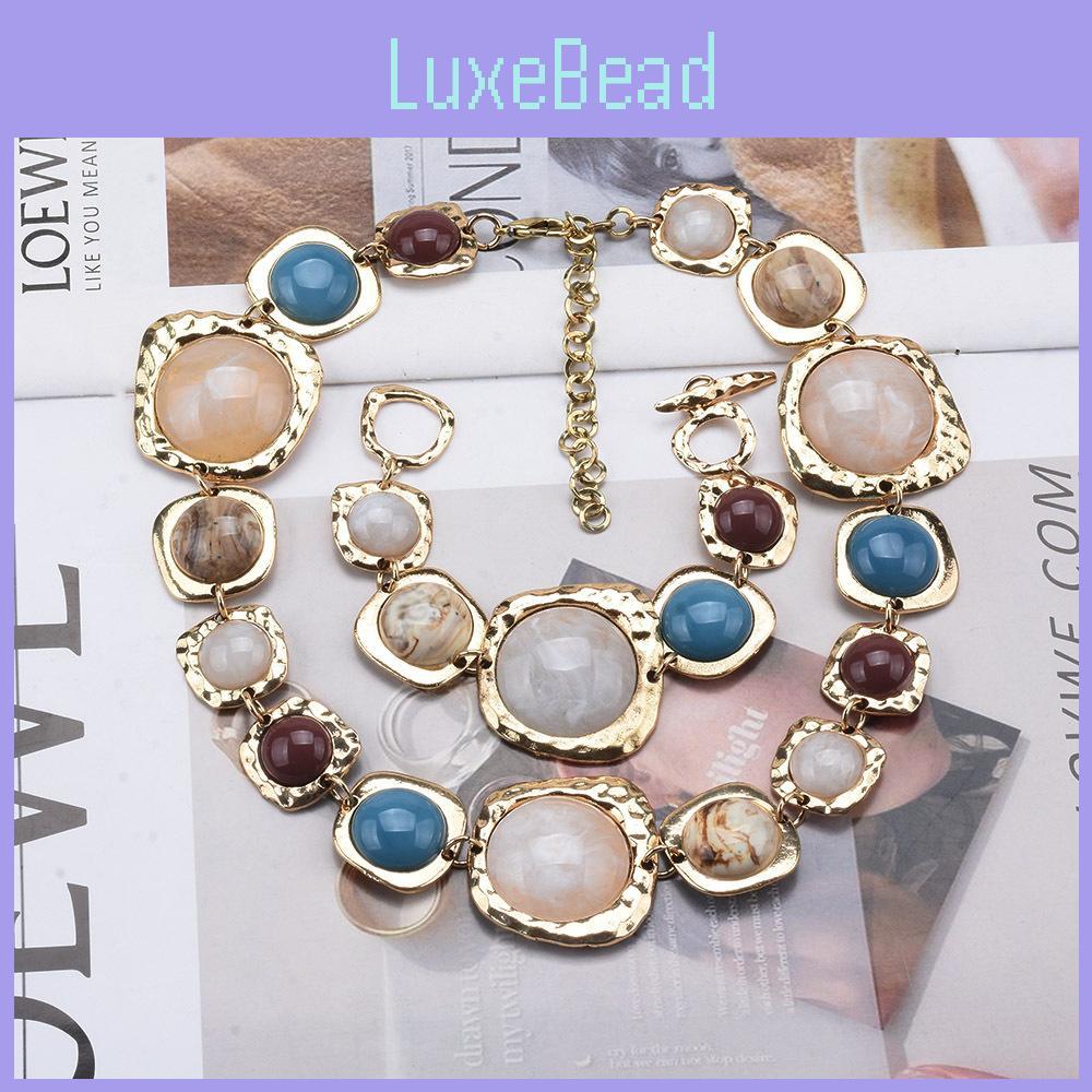 Einzigartiges und stilvolles geometrisches Halsketten-Set aus Legierung für Damen, neue Mode 2023