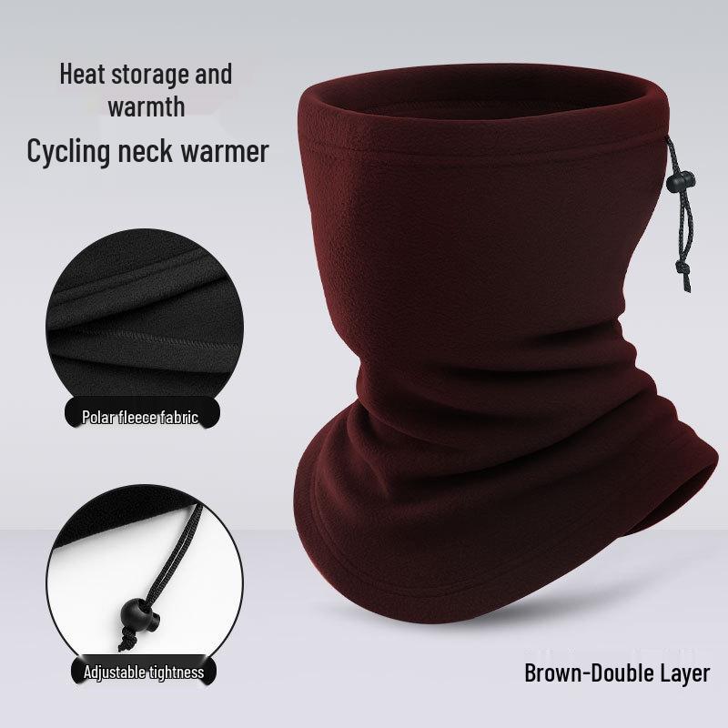 Adjustable Multifunctional Neck Warmer: Windproof Skiing & Cycling Gaiter for Autumn & Winter