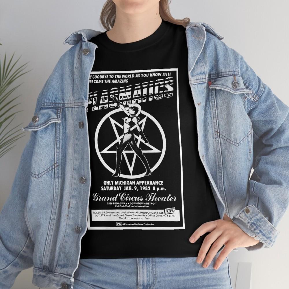 PLASMATICS GCT Flyer 1982  Short Sleeve Tee Unisex T-Shirt XXL