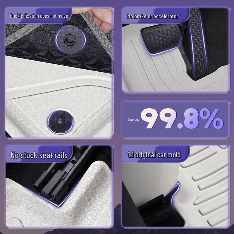 Geely Galaxy E5 TPE Floor & Trunk Mats Interior Accessories