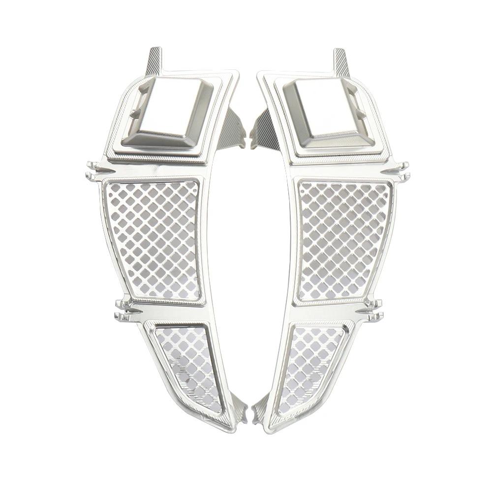 CNC Aluminum Motorcycle Radiator Guard Protection Grille Cover For Vespa GTS300 Gts300 GTV300 GTS GTV 300 2023 2024