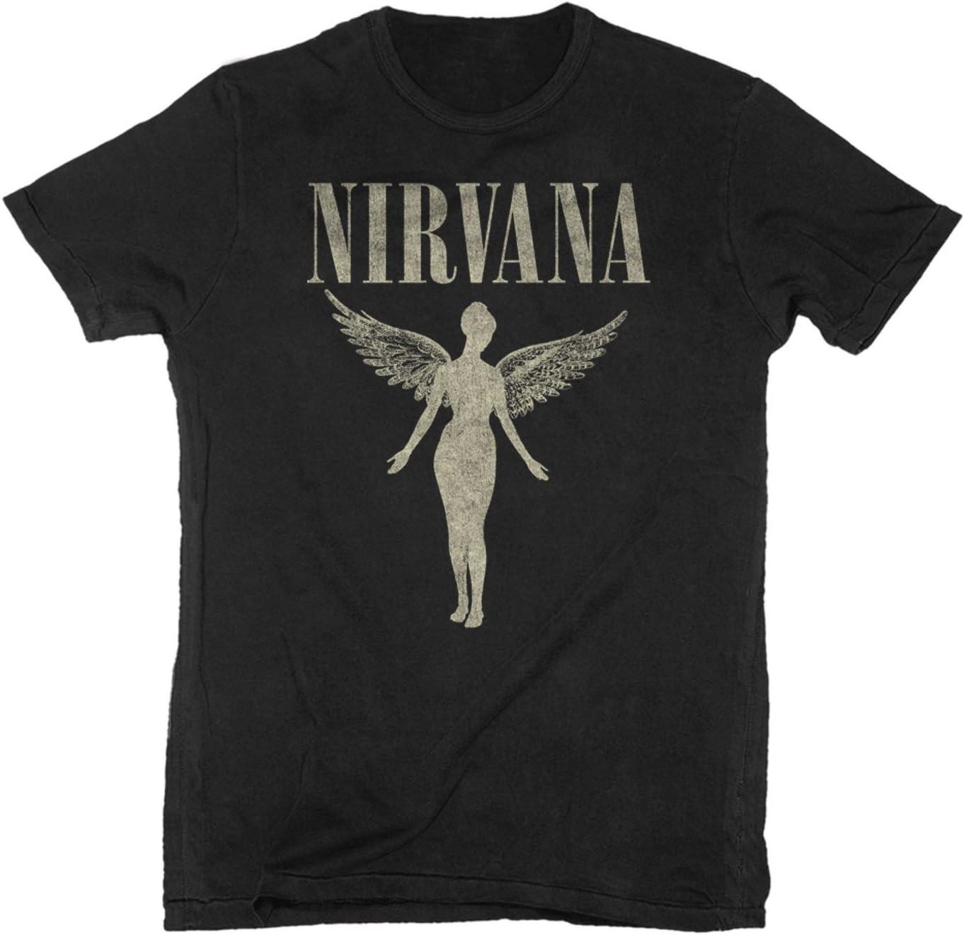 Nirvana - Тур in Utero - Взрослая футболка S чёрный