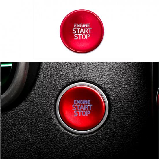Red Car Engine Start Stop Button Ring Trim Decor For Hyundai Tucson