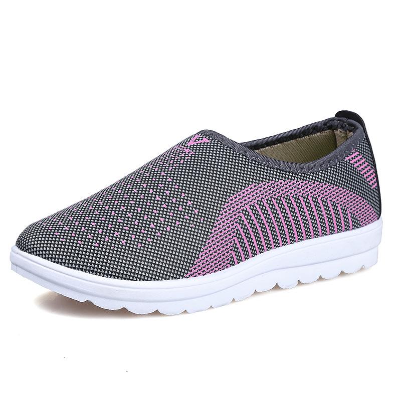 Fashion Women's Men's Shoes Fashion Soft Breathable Casual Shoes Outdoor Travel Running Shoes Mesh Flat Sneakers Summer Shoes tyh6
