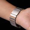 Armband+Hülle für Samsung Galaxy Watch Ultra 2025/7 ultra Edelstahl Gummiarmband Gehärtetes Glas Displayschutz Hülle aus Hart-PC