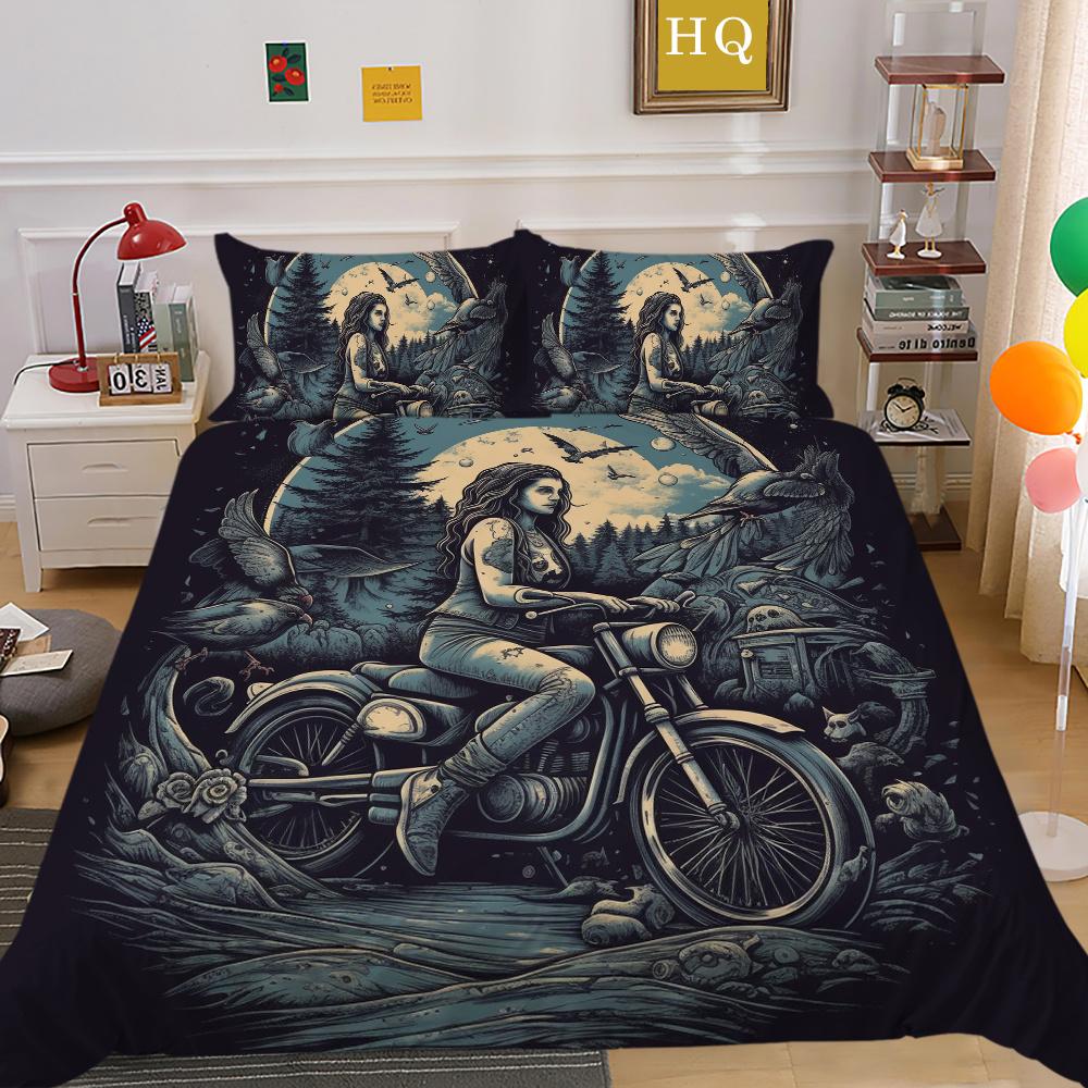 Beauty Skull Duvet Cover Twin Queen Size Bedding Set Cover Home Textiles Adults High Quality Bedding Cover Suit