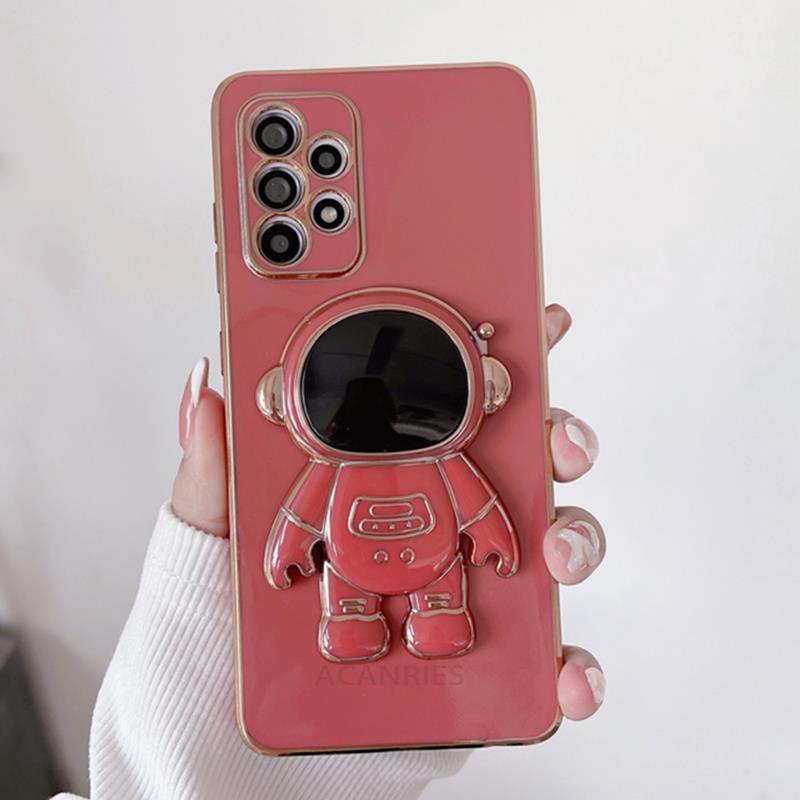 

Чехол-подставка с держателем A 54 34 14 24 15 Astronaut для Samsung Galaxy A54 A34 A14 A15 A25 A35 5g A24 4g M54 M14, силиконовый чехол-подставка A23 (4G 5G)
