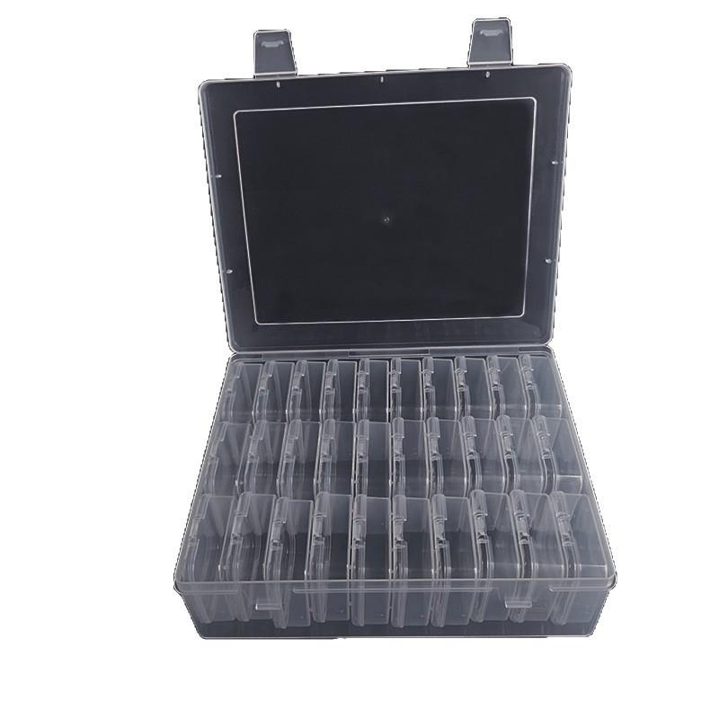Storage Box for Nail Art Accessories, Classification and Packaging, Storage Box Set, 30+1 Compartments, Plastic Box Set