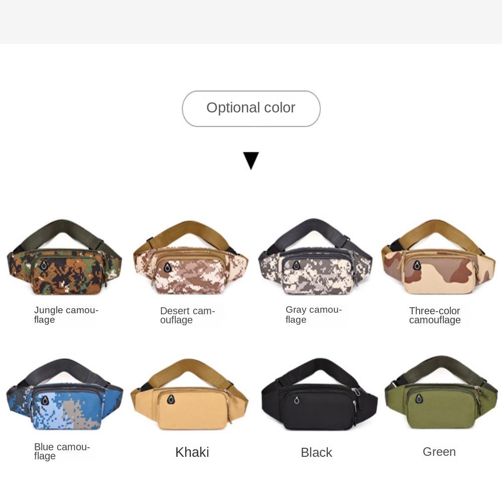 Waterproof Waist Pouch Wear Resistant Waist Bag Fanny Pack Shoulder Belt Bags Hiking