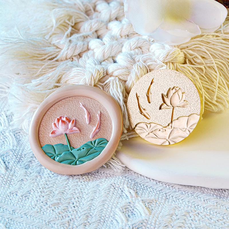 Hlava voskové pečeti řady Guanhe pro dekoraci studentského zápisníku