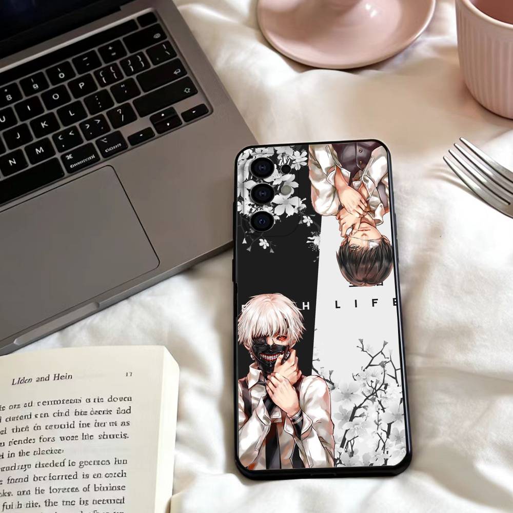 Anime T-Tokyo Ghoul wallpaper  Phone Case For Samsung S25,24,23,22,30,21,10,9,Ultra,Plus,Lite,FE,4,5 G Soft Black Case