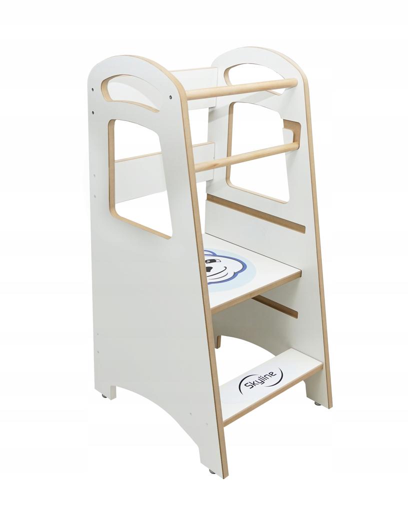 Kitchen Helper For Children Kitchen Helper White Solid Adjustable Polish