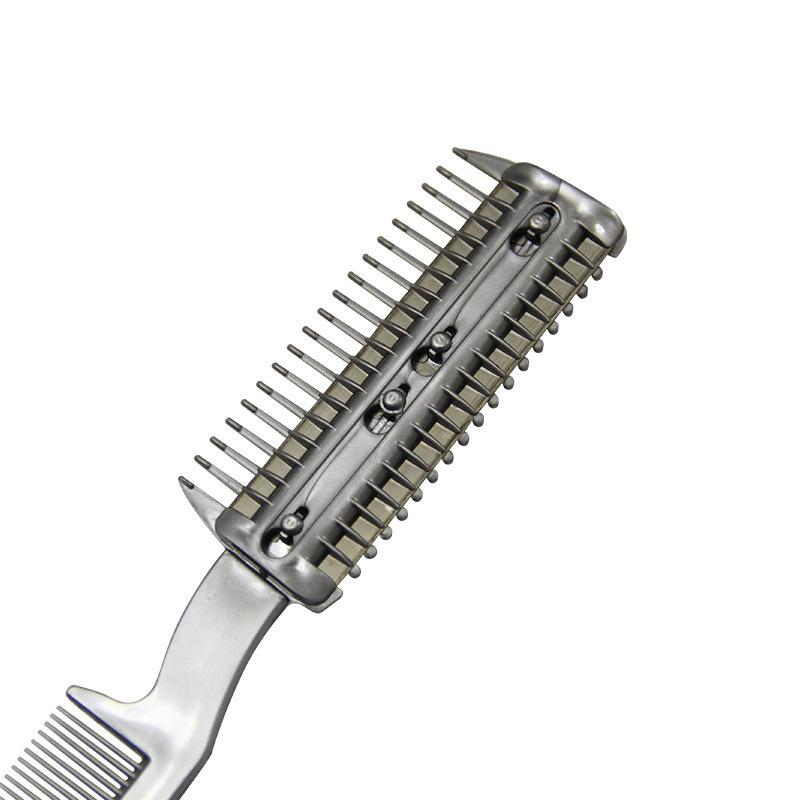 1Pc Pet Hair Trimmer Comb Cutting Cut With 2 Blades Grooming Razor Thinning Dog Cat Combs Dog Cat Hair Remover Hair Brush Comb