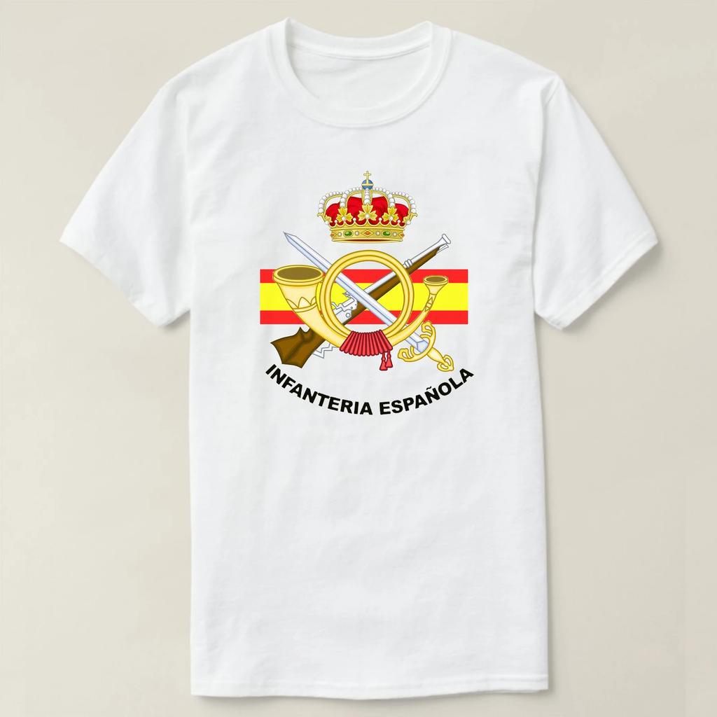 T-shirt Premium Uomo Fanteria Spagnola Cotone Alta Qualità Vestibilità Larga Taglie Grandi Traspirante Top Casual T-shirt S3XL
