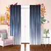 Blackout Jit Gradient Stripe Curtain Privacy Protection Polyester Living Room Decor Curtains Set Of 2 Made With Rod Pocket Washable Area Ready