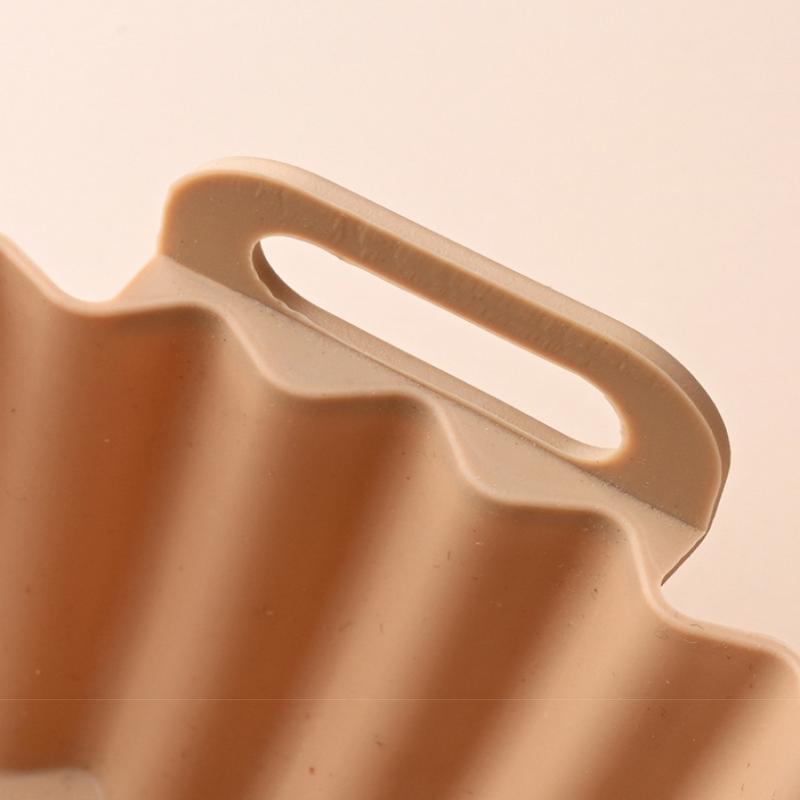 Multifunktionell silikonform för airfryer Högtemperatur bakform Bakning delikatesser Tvådelad avdelning