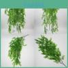Artificial Plant Wall Hanging With Faux Flower And Leaf Vines For Office Decor