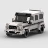 Technical Car MOC Truck For Mercedesed Benzed G63 6x6 SUV and Trailer Speed Off Road Vehicles Sets Building Blocks Kid Toys Gift