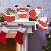 Christmas Wooden Ornament Christmas Party Decoration Xmas Santa Claus Snowman Pendants Navidad Natal New Year Gift 2026